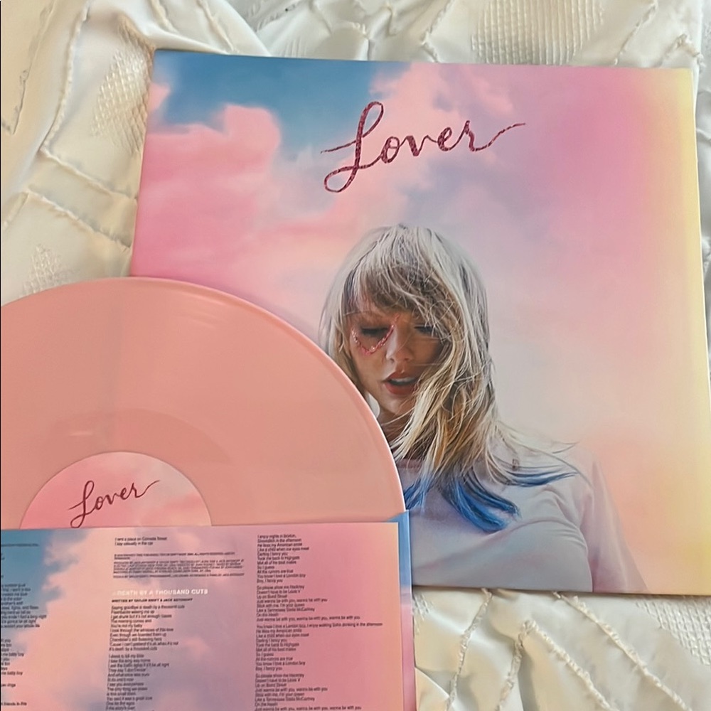 Lover Vinyl Record with Pink Cover